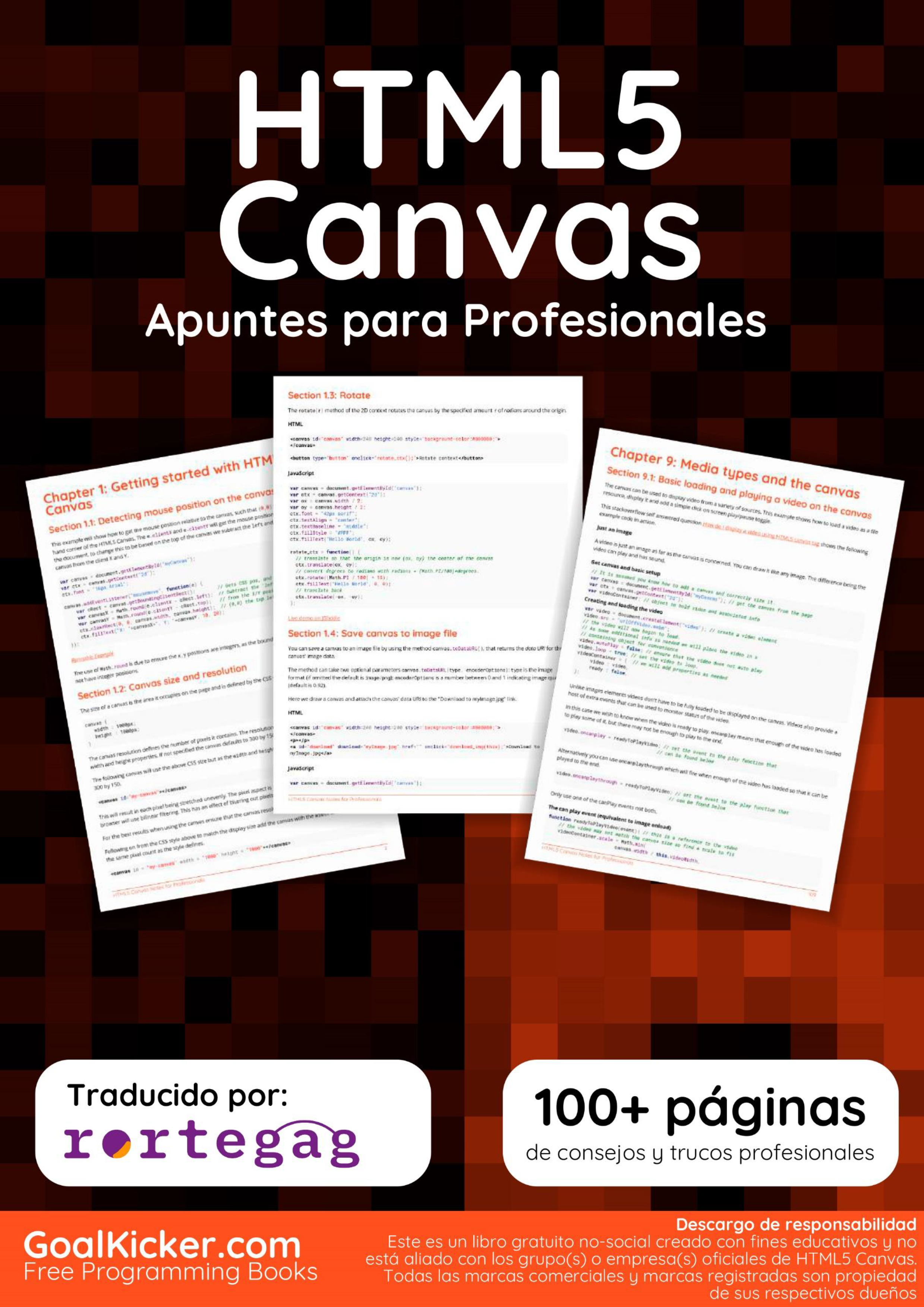 Libro HTML5 Canvas Apuntes para Profesionales