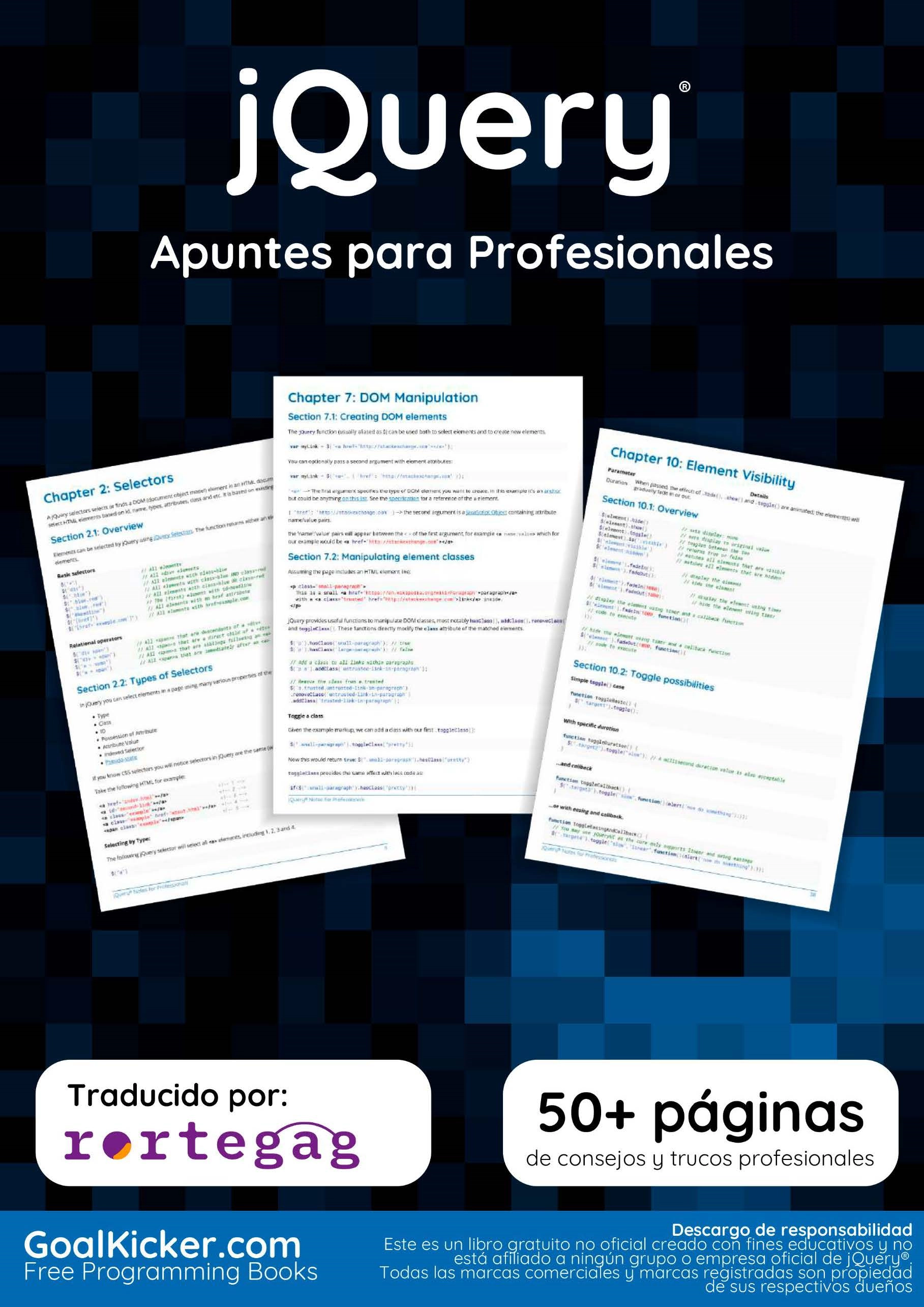 Libro jQuery Apuntes para Profesionales