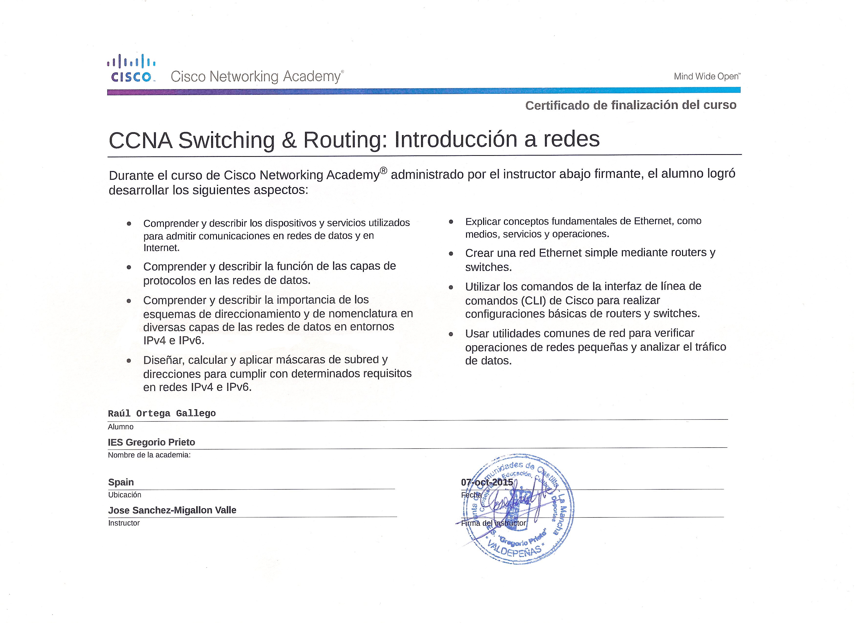 CCNA Switching and Routing: Introducción a las redes