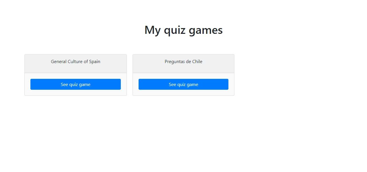 Página de ver mis juegos quiz